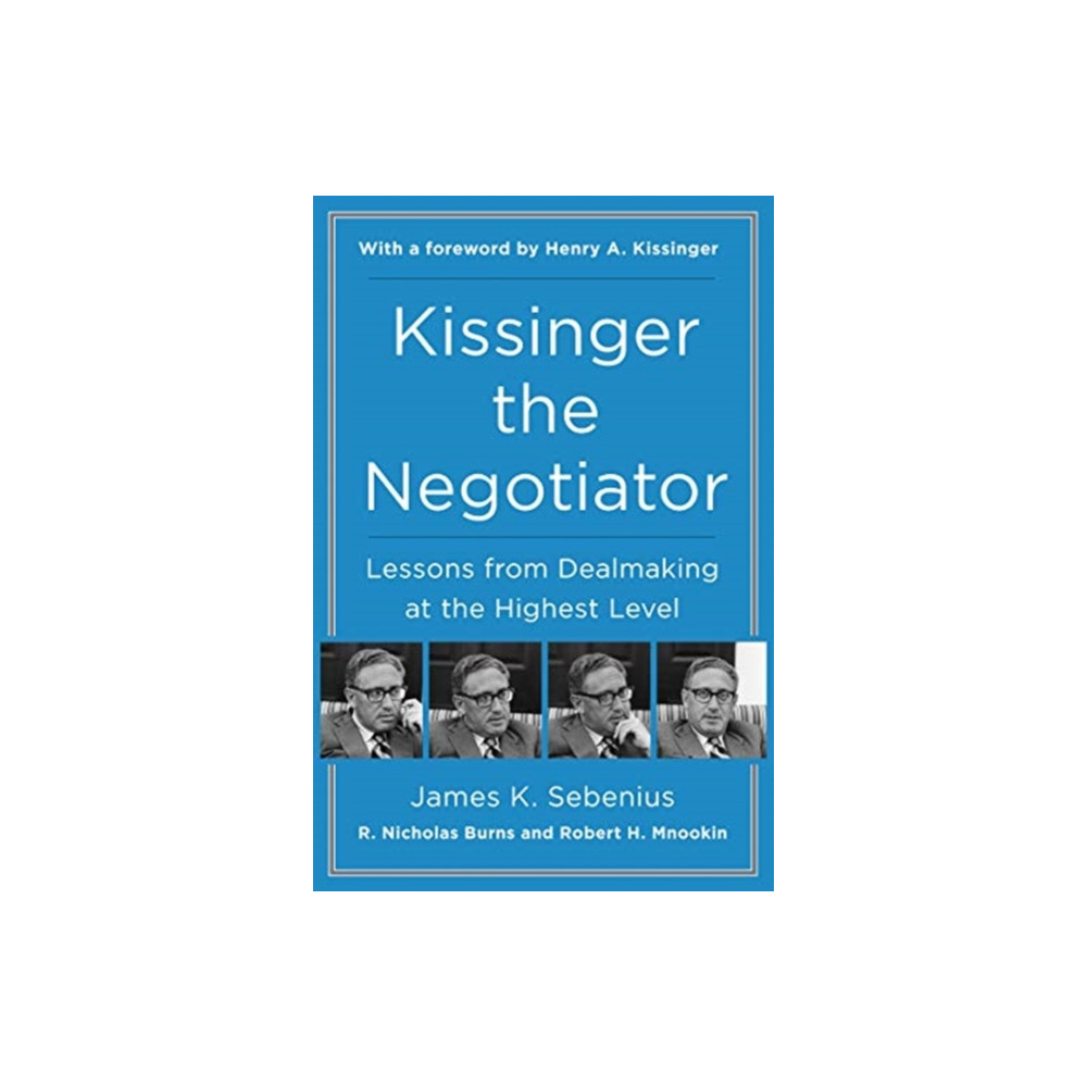 Produktbild för Kissinger the Negotiator: Lessons from Dealmaking at the Highest Level (häftad, eng)