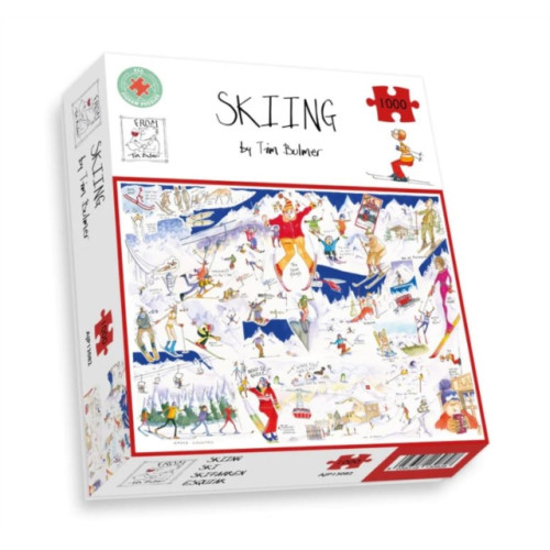 ALL JIGSAW PUZZLES Tim Bulmer's Skiing Jigsaw 1000 Piece Puzzle