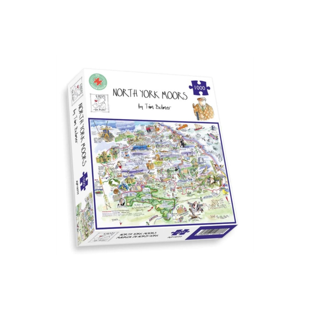Produktbild för Map of New York City Jigsaw 1000 Piece Puzzle