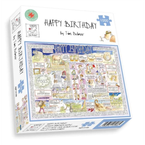 ALL JIGSAW PUZZLES Tim Bulmer's Happy Birthday Jigsaw 1000 Piece Puzzle