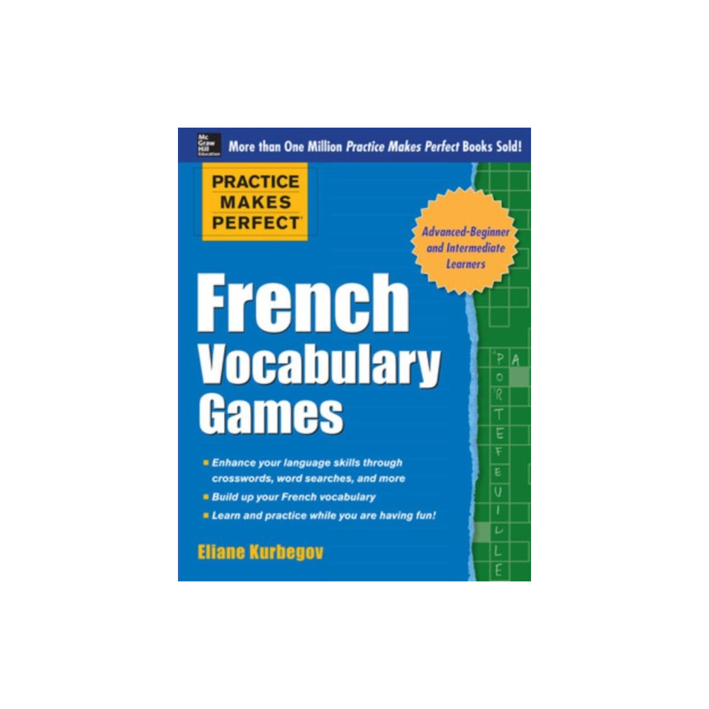 Produktbild för Practice Makes Perfect French Vocabulary Games (häftad, eng)
