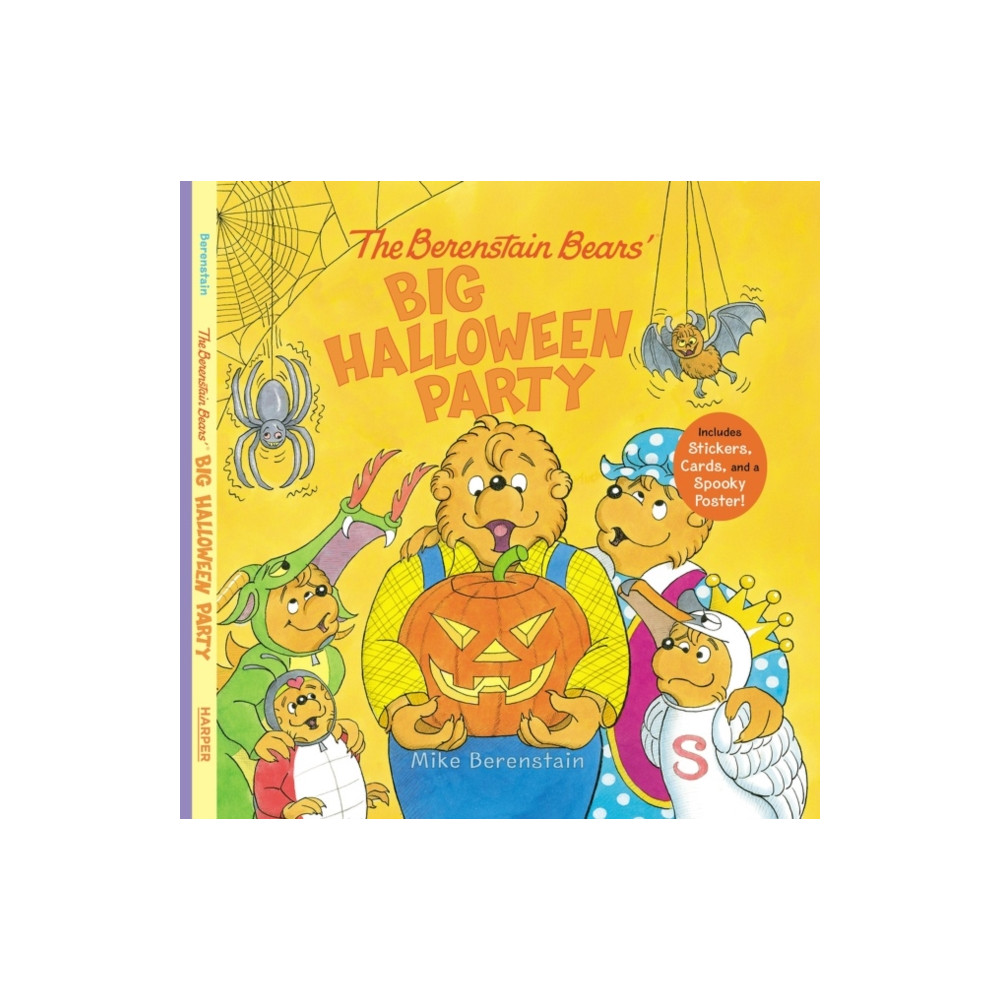 Produktbild för Berenstain Bears' Big Halloween Party (inbunden, eng)