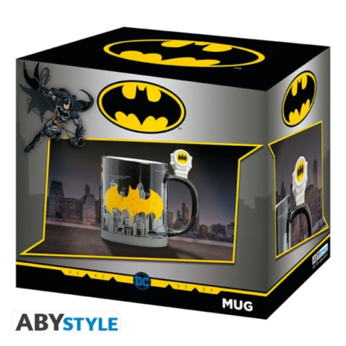 ABYSSE UK DC Comics Bat-Signal & Batman 3D Handle Mug (häftad, eng)