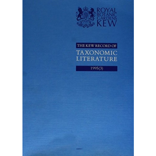 TSO The Kew Record of Taxonomic Literature Relating to Vascular Plants (häftad, eng)