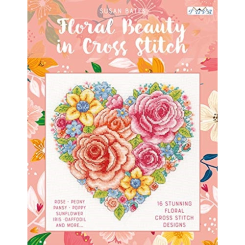 Tuva Publishing Floral Beauty in Cross Stitch (häftad, eng)