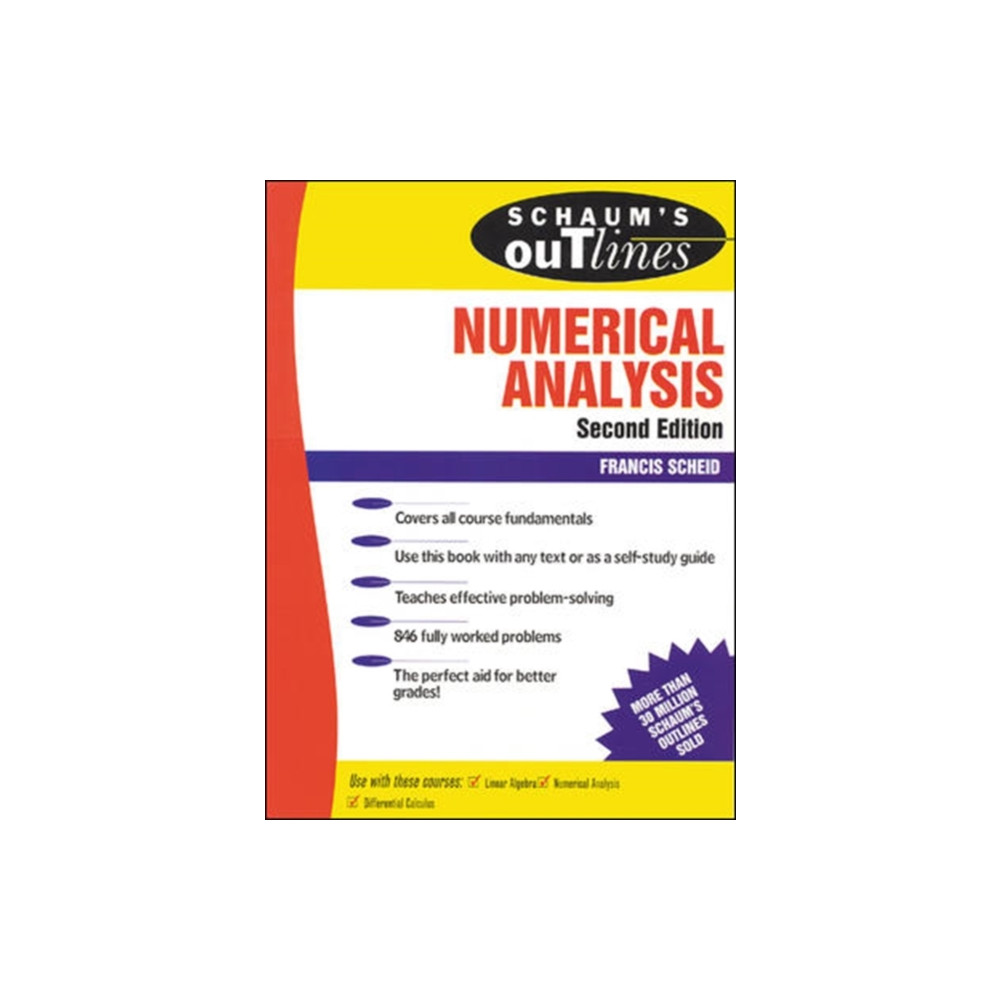 Produktbild för Schaum's Outline of Numerical Analysis (häftad, eng)