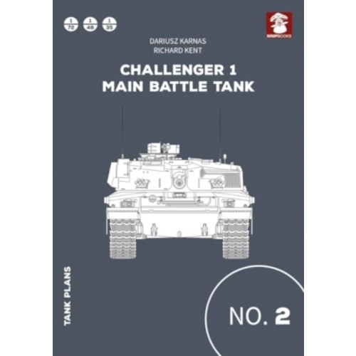 Wydawnictwo STRATUS, Artur Juszczak Tanks plans No. 02 Challenger 1 Main Battle Tank (häftad, eng)