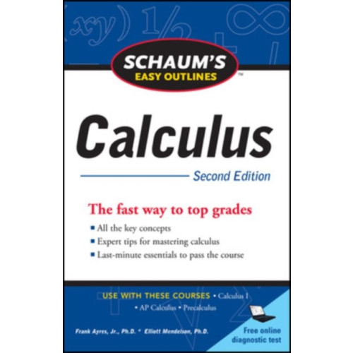 McGraw-Hill Education - Europe Schaum's Easy Outline of Calculus, Second Edition (häftad, eng)