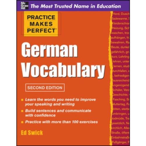 McGraw-Hill Education - Europe Practice Makes Perfect German Vocabulary (häftad, eng)