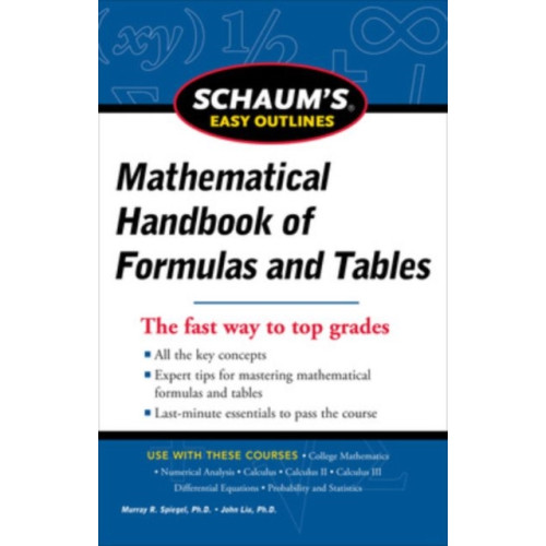 McGraw-Hill Education - Europe Schaum's Easy Outline of Mathematical Handbook of Formulas and Tables, Revised Edition (häftad, eng)