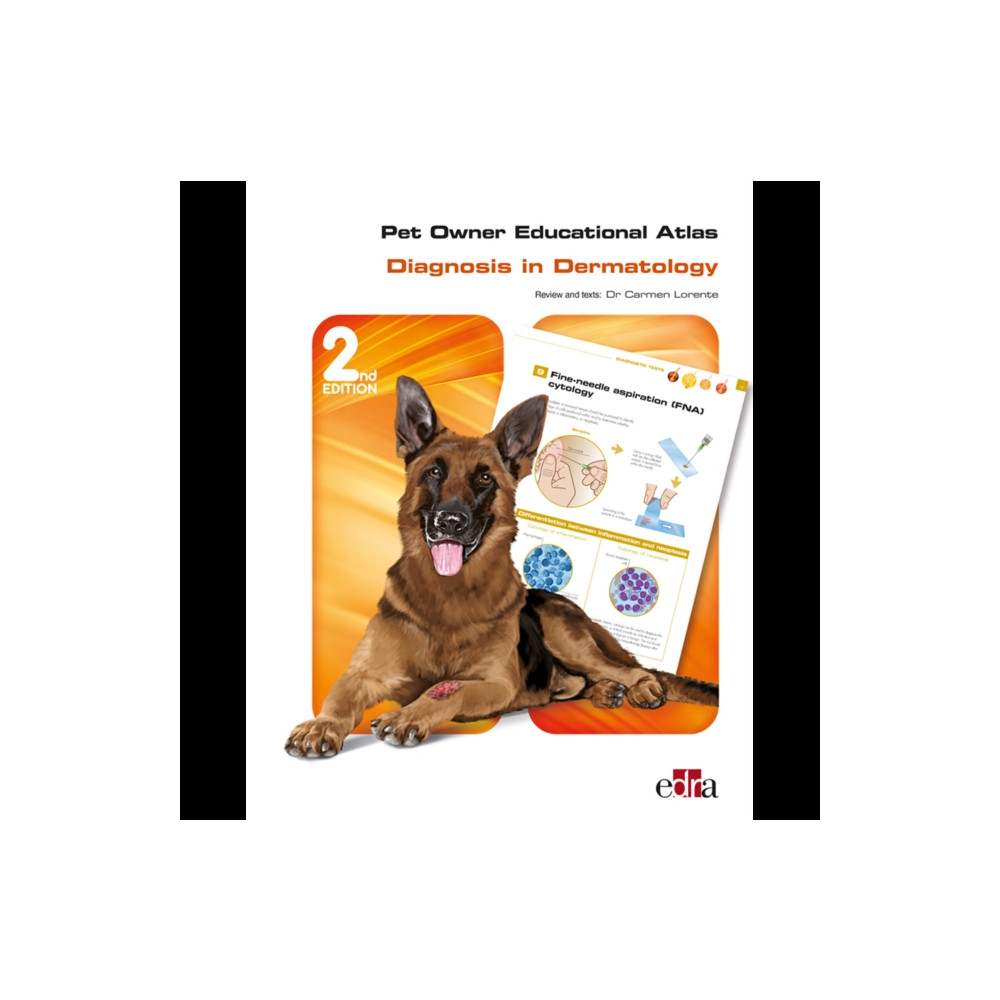 Produktbild för Pet Owner Educational Atlas: Diagnosis in Dermatology -2nd edition (bok, spiral, eng)