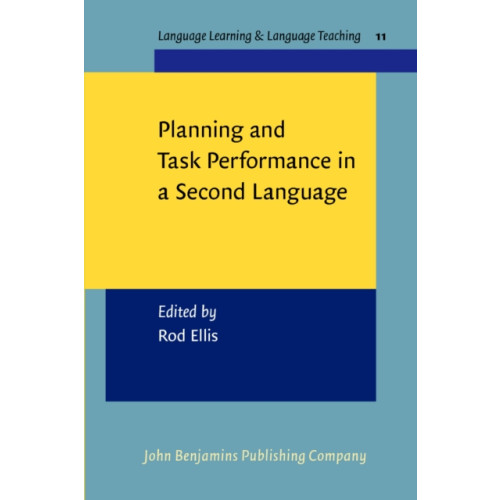 John Benjamins Publishing Co Planning and Task Performance in a Second Language (häftad, eng)