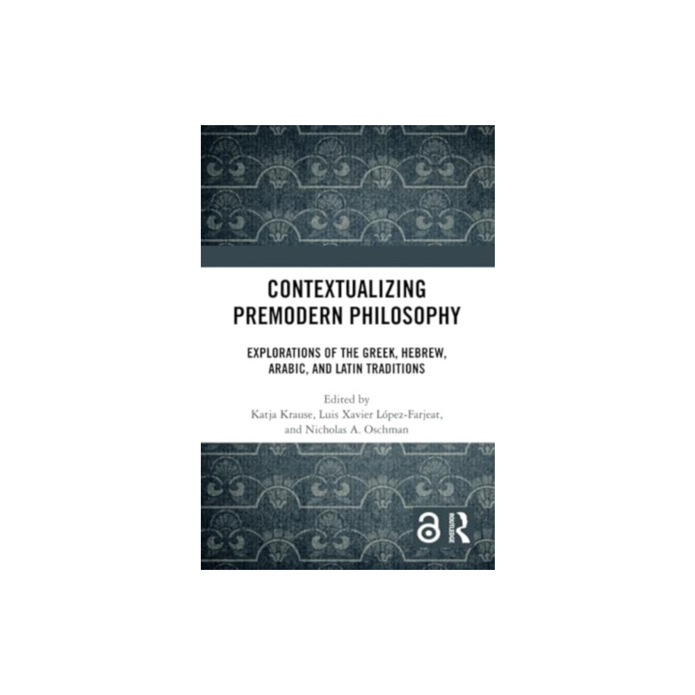 Produktbild för Contextualizing Premodern Philosophy (häftad, eng)