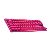 Produktbild för Logitech G PRO X TKL - tangentbord - QWERTY - USA, internationellt - rosa Inmatningsenhet