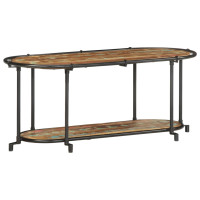 Produktbild för Tv-bänk 100x42x40 cm massivt återvunnet trä