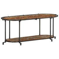 Produktbild för Tv-bänk 100x42x40 cm massivt återvunnet trä