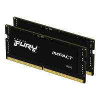 Produktbild för Kingston FURY Impact - DDR5 - sats - 32 GB: 2 x 16 GB - SO DIMM 262-pin - 6400 MHz / PC5-51200