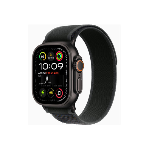 Apple Apple Watch Ultra 2 - svart titan - smart klocka med Trail Loop - svart - 64 GB