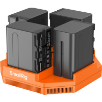 Produktbild för SmallRig 4834 NP-F970 4-Channel Camera Battery Charger & 4-Battery Kit