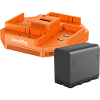 Produktbild för SmallRig 4834 NP-F970 4-Channel Camera Battery Charger & 4-Battery Kit