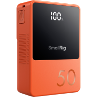 Produktbild för SmallRig 4871 V-Mount Battery Mini VB50 (Orange)