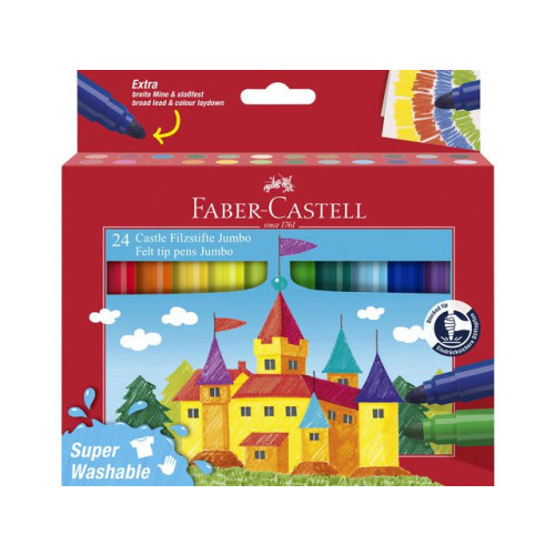 FABER-CASTELL Fiberpenna Jumbo FABER CASTELL 24/fp