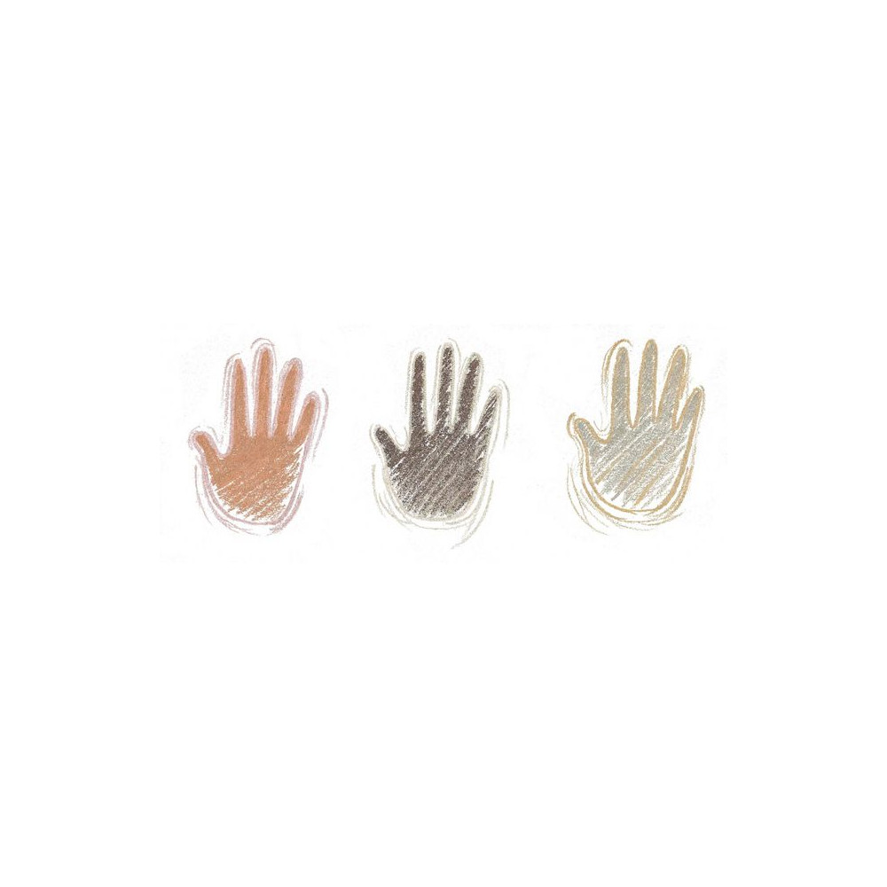 Produktbild för Färgpenna Black Edition Skin tones 12/fp
