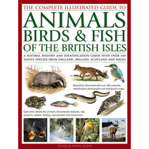 Anness publishing The Complete Illustrated Guide to Animals, Birds & Fish of the British Isles (häftad, eng)