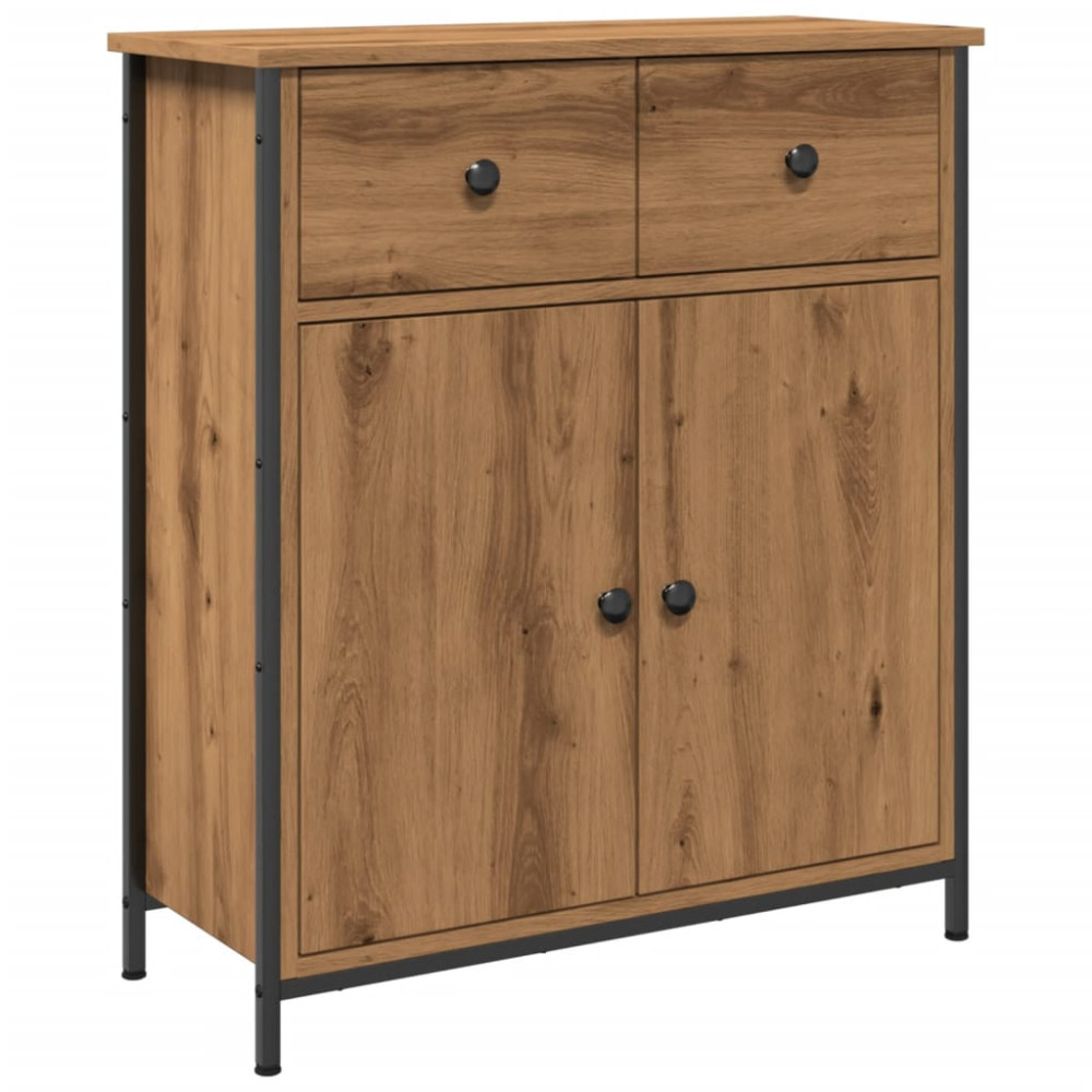 Produktbild för Skänk artisan ek 70x30x80 cm konstruerat trä