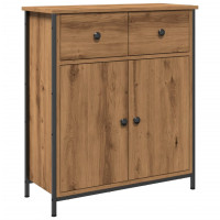 Produktbild för Skänk artisan ek 70x30x80 cm konstruerat trä