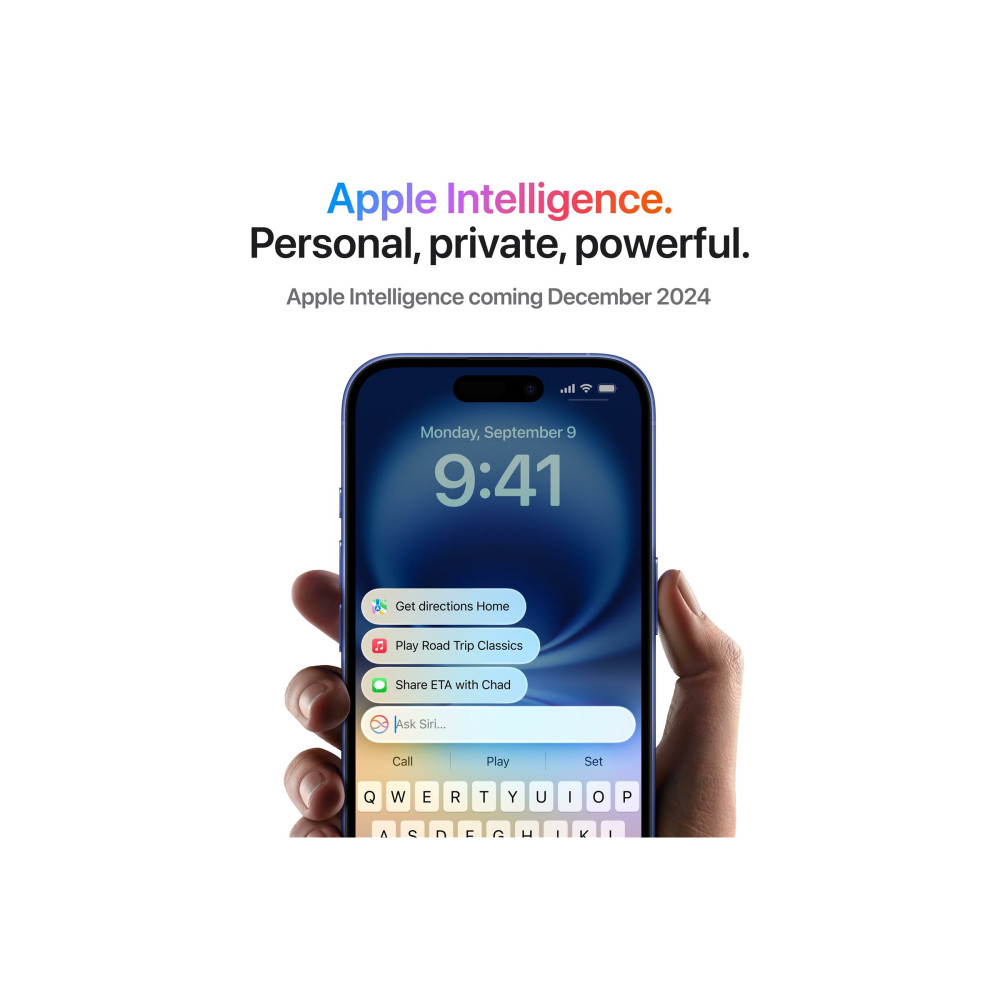 Produktbild för Apple iPhone 16 - ultramarinblå - 5G smartphone - 128 GB - GSM