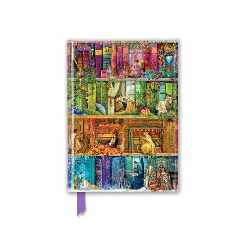 Flame Tree Publishing Aimee Stewart: A Stitch in Time Bookshelves (Foiled Journal) (bok, eng)