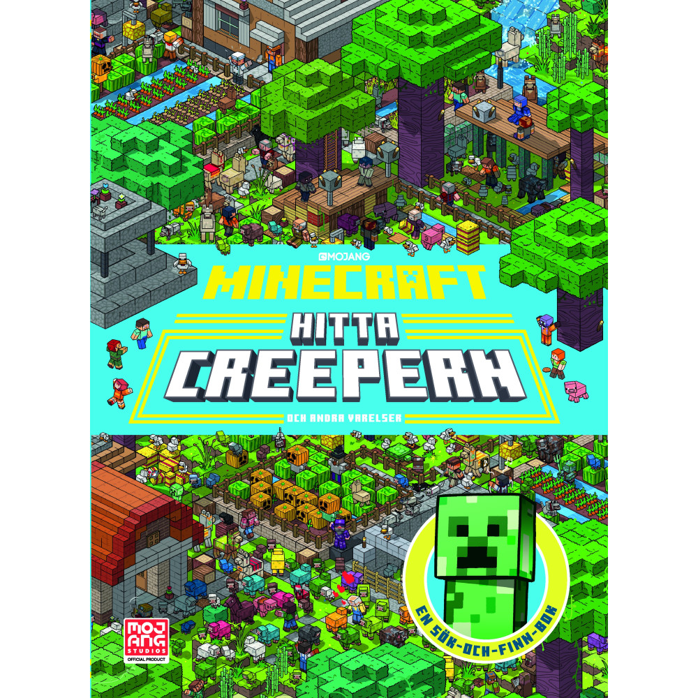 Produktbild för Minecraft. Hitta creepern och andra varelser - en sök och finn bok (inbunden)