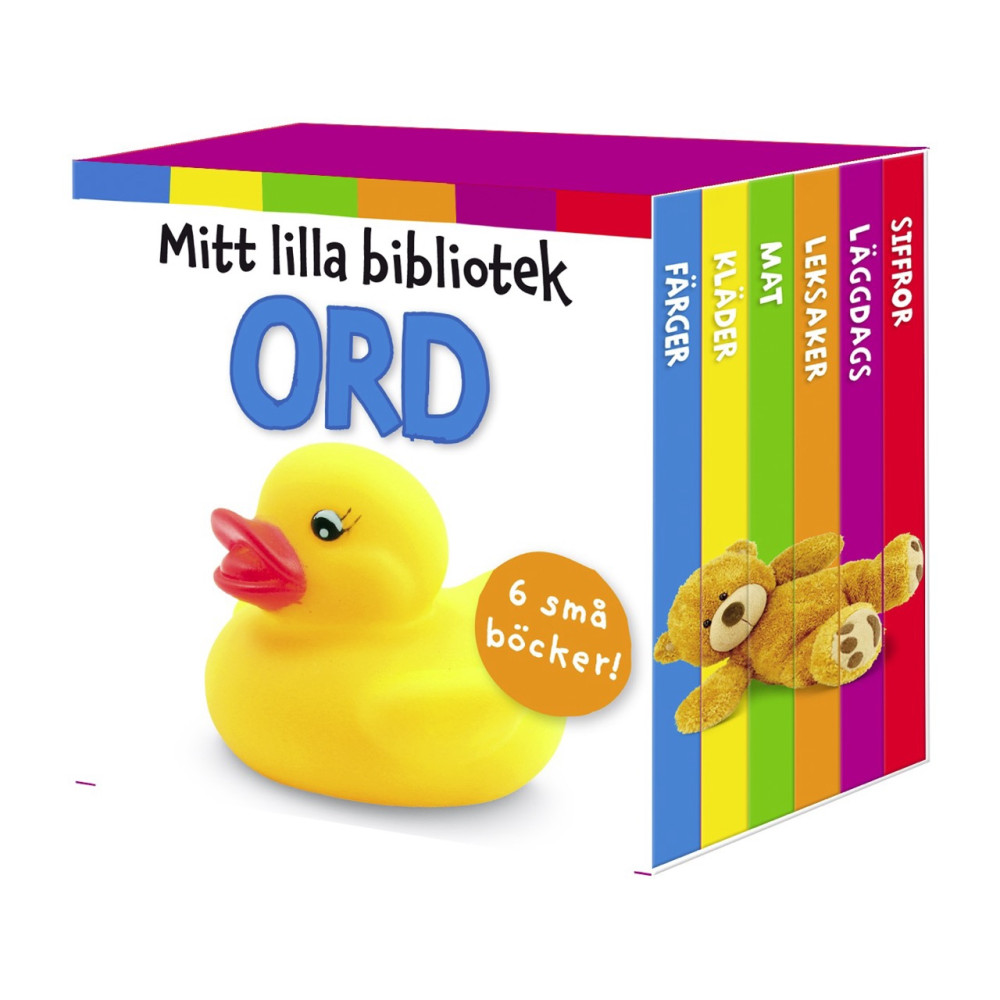 Produktbild för Mitt lilla bibliotek. Ord - 6 små böcker (bok, board book)