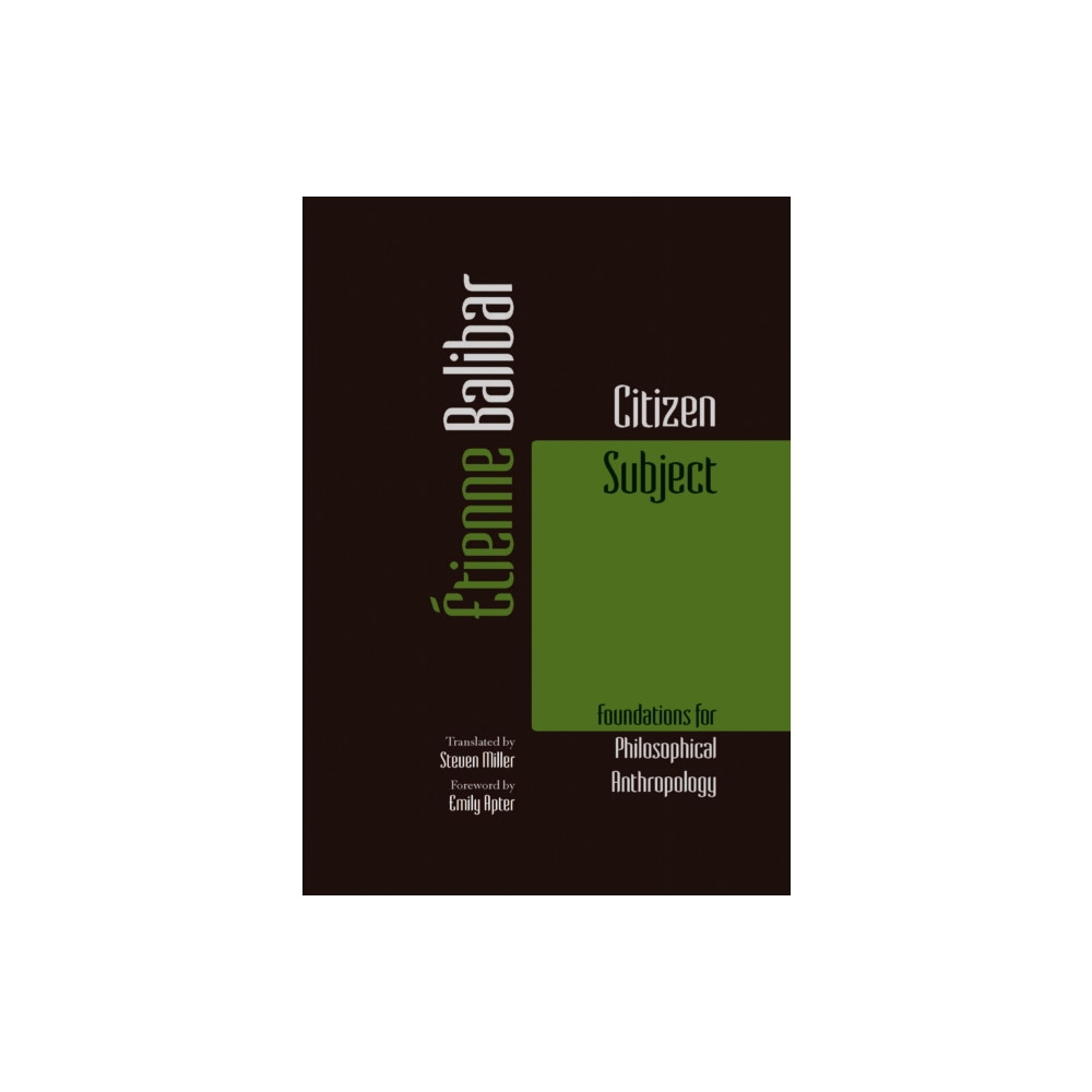 Produktbild för Citizen Subject (häftad, eng)