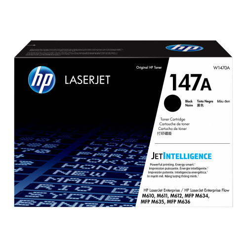 Hewlett-Packard HP 147A - svart - original - LaserJet - tonerkassett (W1470A)