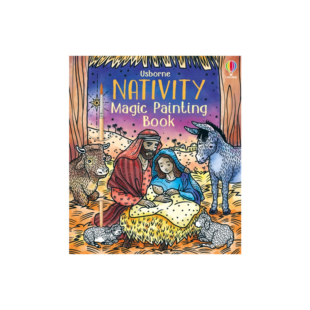 Produktbild för Nativity Magic Painting Book (häftad, eng)