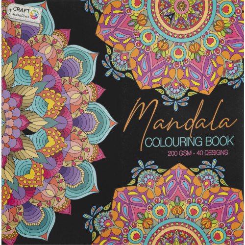 Legind A/S Målarbok : Mandala, orange (bok, danskt band)