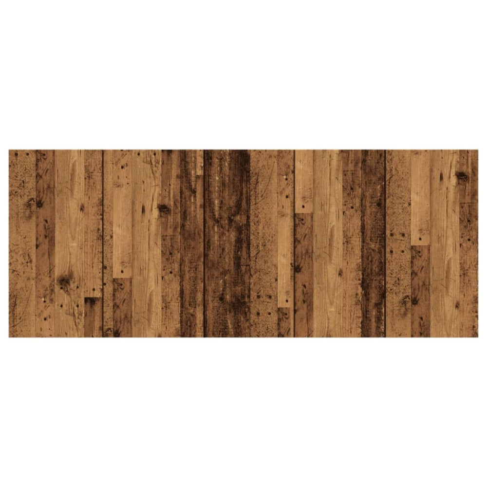 Produktbild för Sänggavel åldrat trä 200x1,5x80 cm konstruerat trä
