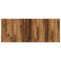 Produktbild för Sänggavel åldrat trä 200x1,5x80 cm konstruerat trä