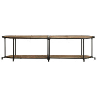 Produktbild för Tv-bänk 160x42x40 cm massivt grovt mangoträ