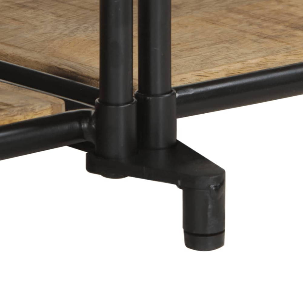 Produktbild för Tv-bänk 160x42x40 cm massivt grovt mangoträ