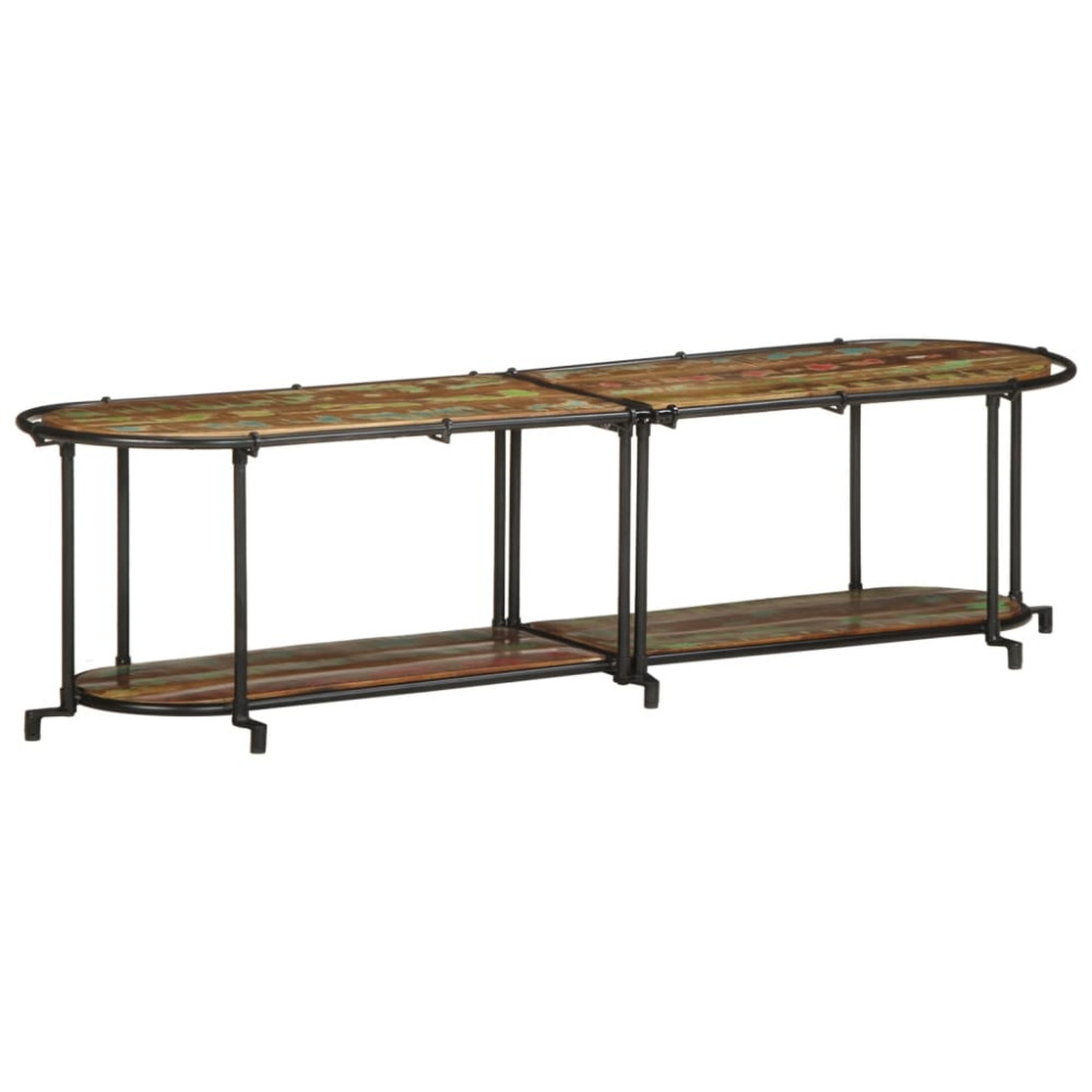 Produktbild för Tv-bänk 160x42x40 cm massivt återvunnet trä