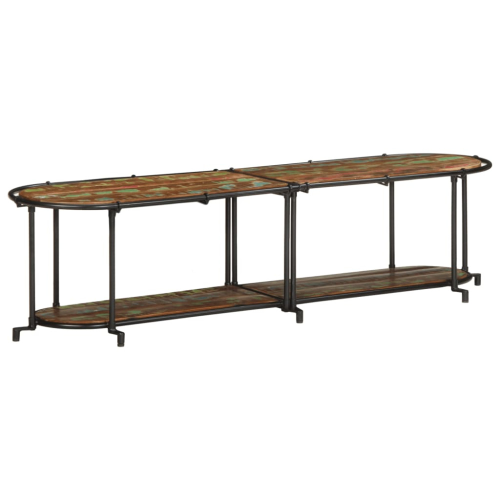Produktbild för Tv-bänk 160x42x40 cm massivt återvunnet trä