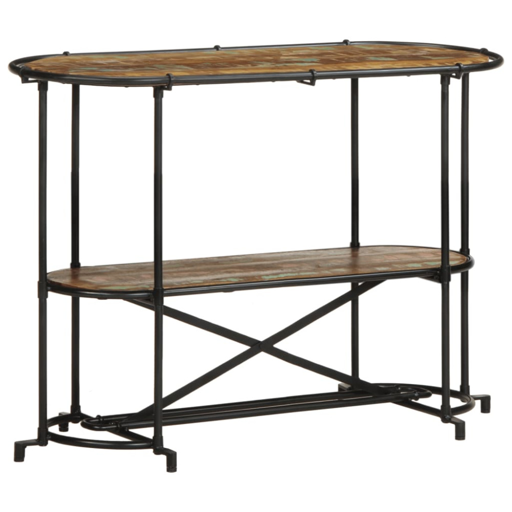 Produktbild för Konsolbord 110x42x76 cm massivt återvunnet trä