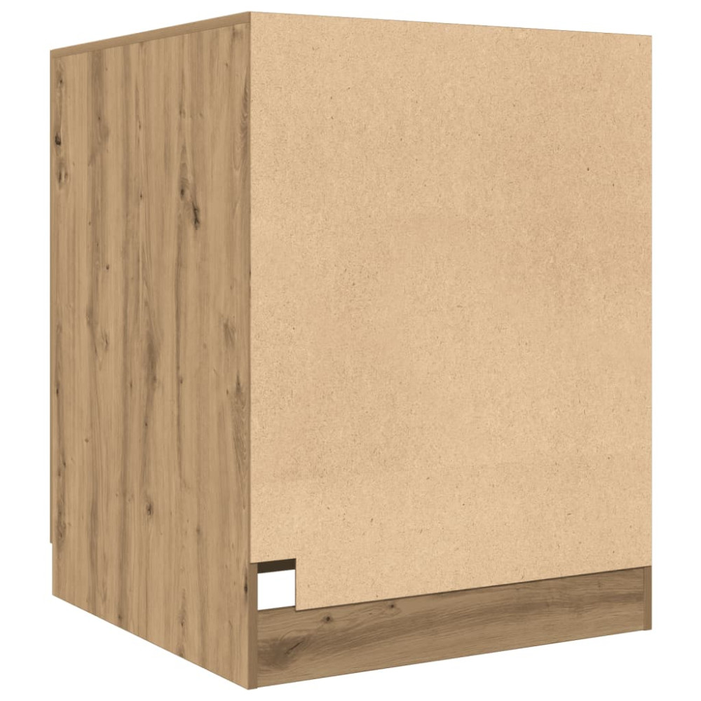 Produktbild för Tvättmaskinsskåp artisan ek 70,5x71,5x91,5 cm