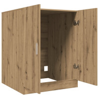 Produktbild för Tvättmaskinsskåp artisan ek 70,5x71,5x91,5 cm
