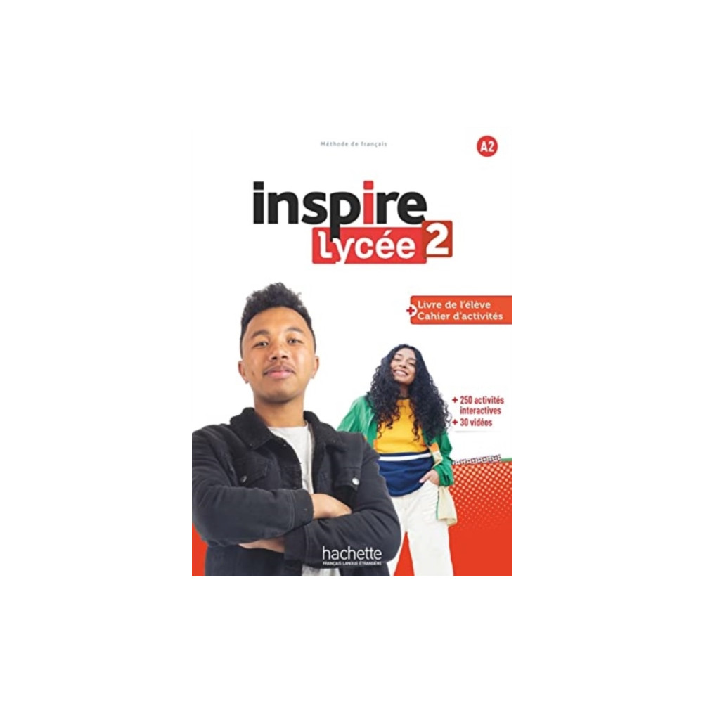 Produktbild för Inspire Lycee 2 - Livre + cahier. A2 (häftad, fre)