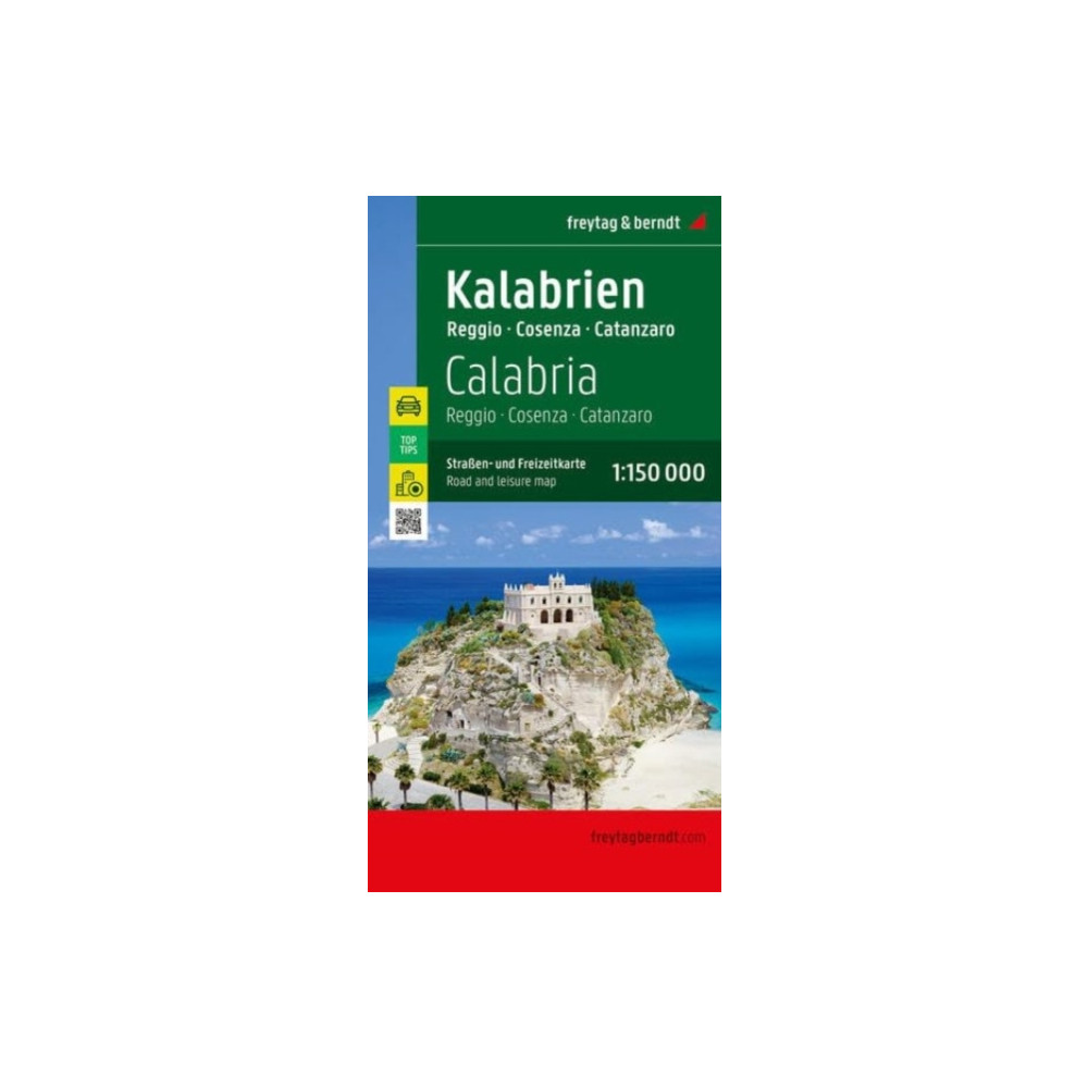 Produktbild för Calabria, Road and Leisure Map, 1:150.000,