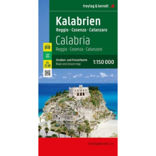 Freytag-Berndt Calabria, Road and Leisure Map, 1:150.000,